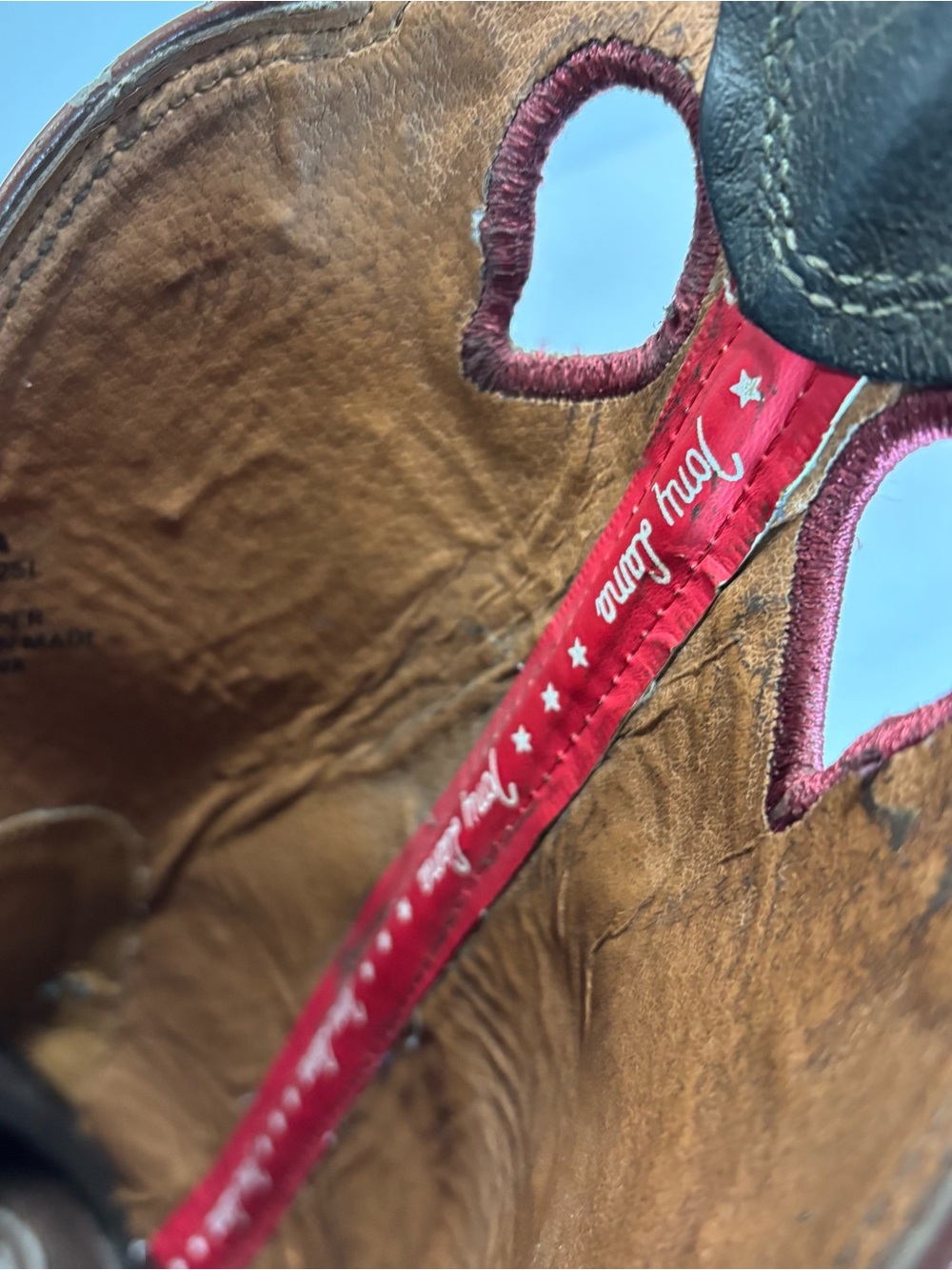 Tony Lama Women’s Embroidered Western Boots Sz 7.5 B Boho Leather Colorful 2025L - Picture 12 of 13